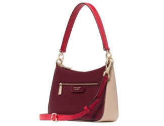 Hudson Colorblocked  Convertible Crossbody - Cherry Juice Multi