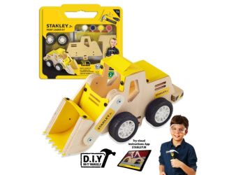 Stanley Jr Construction Toy Truck Front Loader Wood Craft Kt