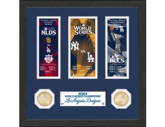 LA Dodgers 2024 World Series Ticket Photo Mint