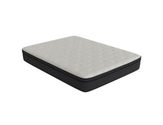 12" Memory Foam Collection Medium Firm Euro Top Bed in a Box: Twin