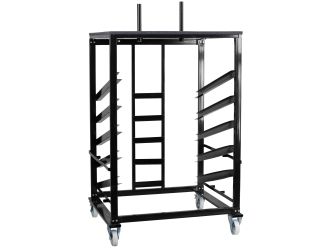 Cocktail Table Dolly with Sloped Shelves for 36" Round Tables