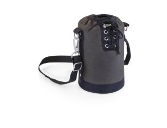 Growler Tote - Gray with Black Accents