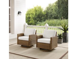 Bradenton 2Pc Swivel Rocker Chair Set - Sunbrella