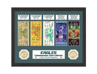 Philadelphia Eagles 5X World Champions Ticket Collection