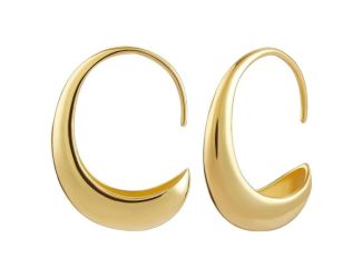 Oval Drop Hoops