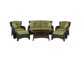 Strathmere 6-Piece Lounge Set in Cilantro Green