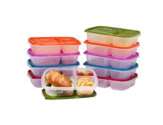 Easy Lunchboxes 10pc 3 Compartment Container Set