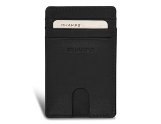 Onyx Leather Access Card Case Size 2.75"x4.5"