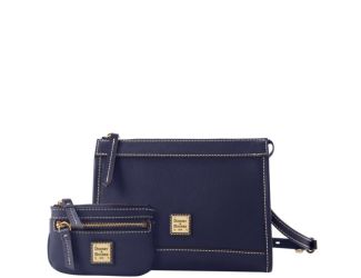 Saffiano Zip Crossbody with Small Coin Case