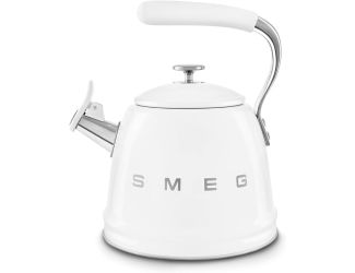 Smeg 50's Retro Style Aesthetic Whistling Kettle-White