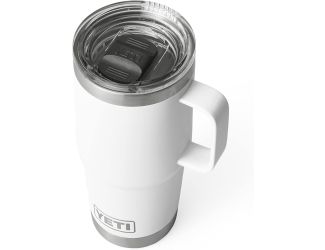 Yeti Rambler 20 oz Travel Mug - White w Stronghold Lid