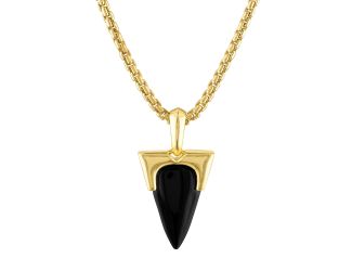 Icon Sterling Silver Pendant with Black Onyx