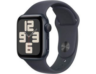 Apple Watch SE GPS 40mm Midnight Aluminum Case with Midnight Sport Band - S/M