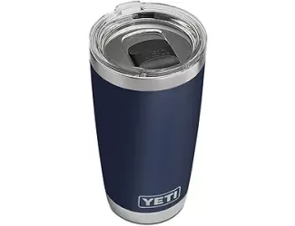 Yeti Rambler 20 oz Tumbler Navy w Magslider Lid