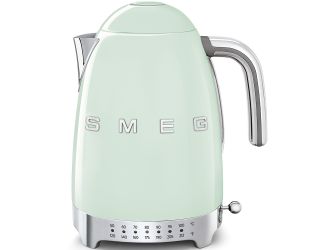 Smeg 50's Retro Style Aesthetic Variable Temperature Kettle-Pastel Green