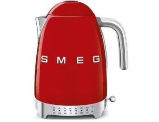 Smeg 50's Retro Style Aesthetic Variable Temperature Kettle-Red