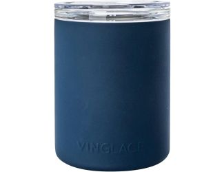 Vinglace Glass Lined Whiskey Glass Navy