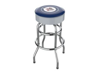 Winnipeg Jets Chrome Bar Stool