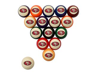San Francisco 49ers Retro Billiard Ball Set