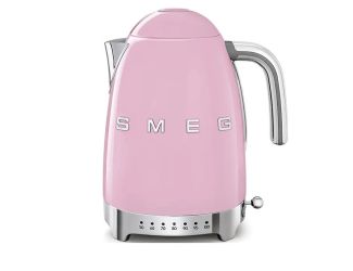 Smeg 50's Retro Style Aesthetic Variable Temperature Kettle-Pink