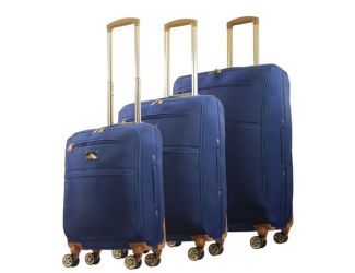 Soft Sided Spinner Luggage Set Size 3 Pieces