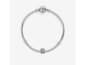 Purple Daisy Bracelet Size 7.5"