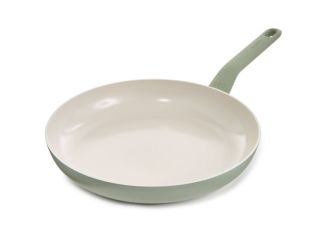 Leo Balance NS Ceramic Frying Pan 12", Recycled Aluminum, Sage