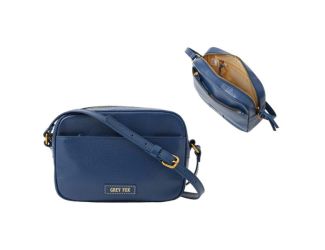 Colby Crossbody - Blue Leather