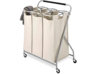 Easy-lift Triple Laundry Sorter