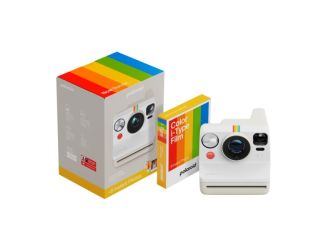 Now Generation 3 i-Type Instant Camera + Film Bundle - Pebble White