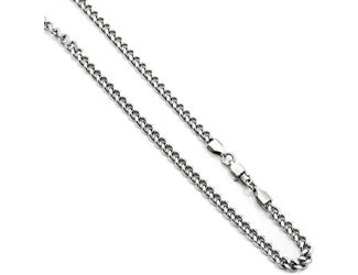 Stainless Steel 18" 1/4" wide Cable Link Necklace