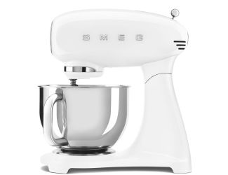 Smeg 50's Retro Style Aesthetic Stand Mixer - Full Color Body-White
