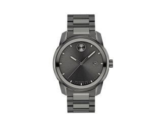 Mens BOLD Verso Gunmetal Ion-Plated Stainless Steel Watch Gunmetal Dial