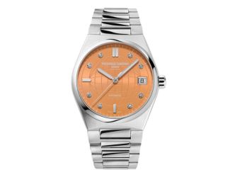 Ladies' Highlife HIGHLIFE AUTOMATIC Stainless Steel Bracelet watch, Orange dial