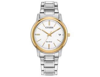 Ladies' Corporate Exclusive, Two-tone Bracelet with White dial