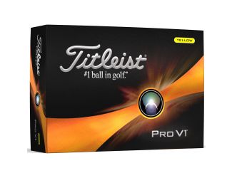 Titleist 2023 ProV1 Yellow Golf Balls - 1 Dozen