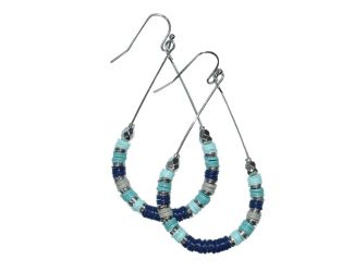 Cadence 2 Inch Drop Loop Earrings