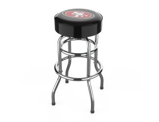 San Francisco 49ers Chrome Bar Stool