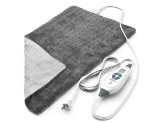 PureRelief XL King Size Heating Pad Gray