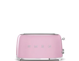 Smeg 50's Retro Style Aesthetic 4 Slice Toaster-Pink