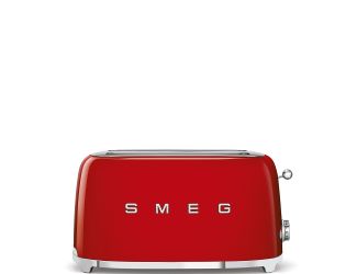 Smeg 50's Retro Style Aesthetic 4 Slice Toaster-Red