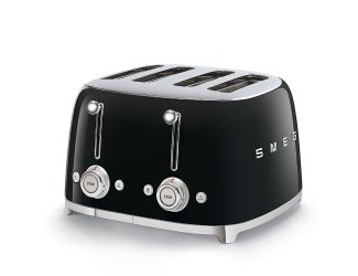 Smeg 50's Retro Style 4x4 Toaster-Black