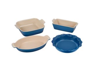 4pc Heritage Stoneware Bakeware Set Marseille