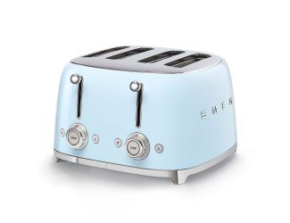 Smeg 50's Retro Style 4x4 Toaster-Pastel Blue