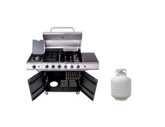 Performance Series 6 Burner Cabinet 555 Grill with Tank