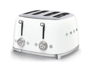 Smeg 50's Retro Style 4x4 Toaster-White