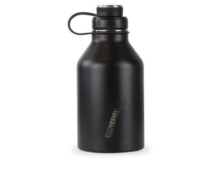 EcoVessel BOSS -64oz TriMax Triple Insulated Growler w/ 2-Piece Screw Cap and Infuser in Slate Gray