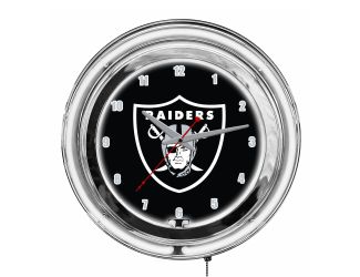 Las Vegas Raiders 14" Neon Clock