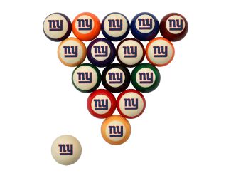New York Giants Retro Billiard Ball Set