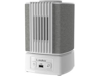 SlumberBreeze 2-in-1 Personal Fan With White Noise, White
